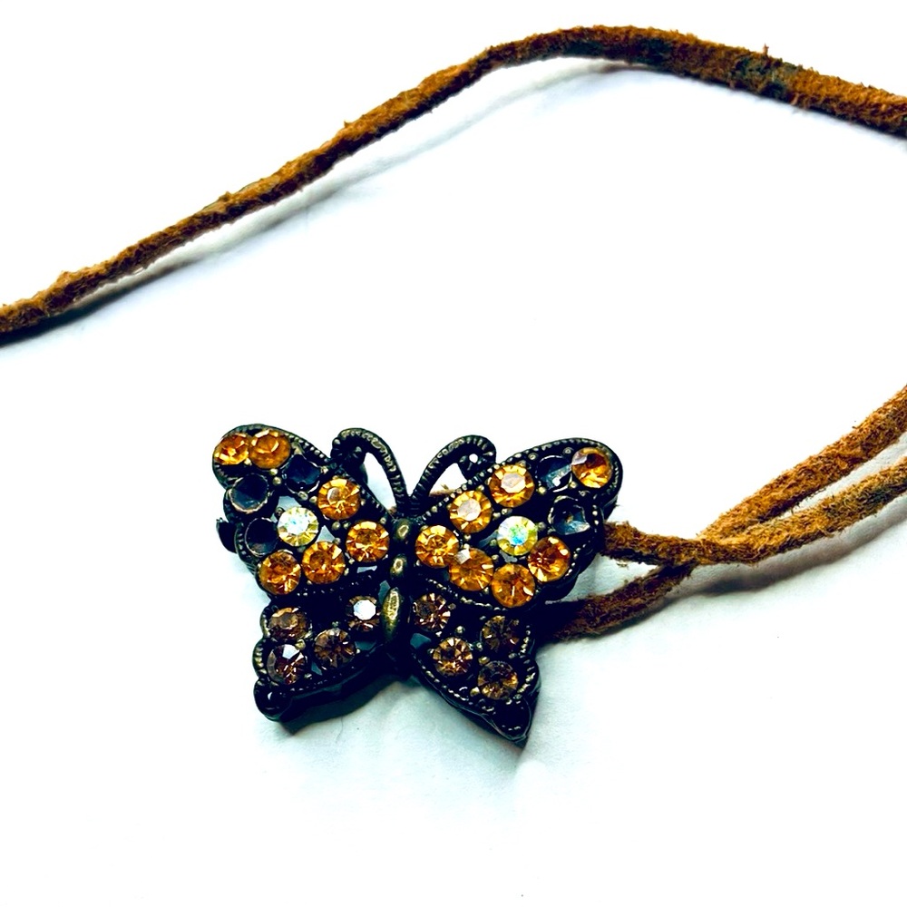 Vintage Butterfly Necklace
